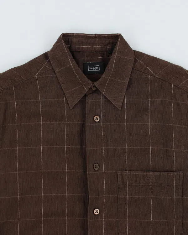 Y2k 00s Haggar Brown Shirt - M sold by Rokit product image thumbnail 3