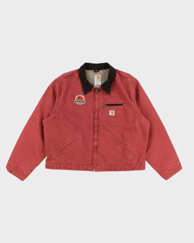 Vintage Carhartt Fleece Lined Rust Work Wear Jacket - XXL sold by Rokit