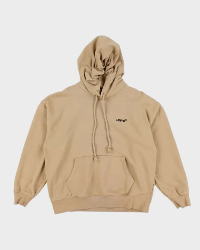 Levi's Beige Oversized Hoodie - M made by Levi's