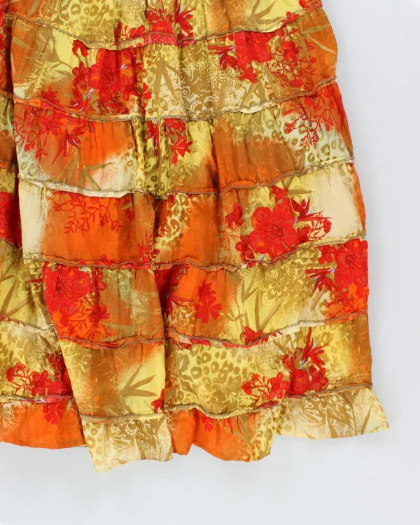 Y2k 00s Kerry Brooke Tiered Skirt - L sold by Rokit product image thumbnail 4