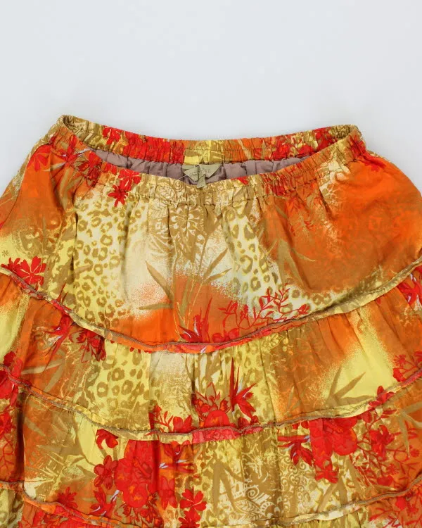 Y2k 00s Kerry Brooke Tiered Skirt - L sold by Rokit product image thumbnail 3