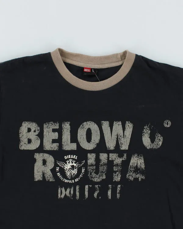 Vintage Y2K Diesel Ringer Style T-Shirt - L sold by Rokit product image thumbnail 3