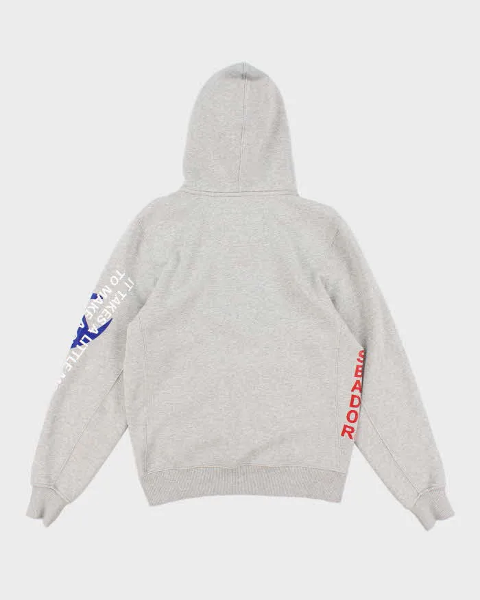 Mens Grey Champion Graphic Hoodie - M sold by Rokit product image thumbnail 2