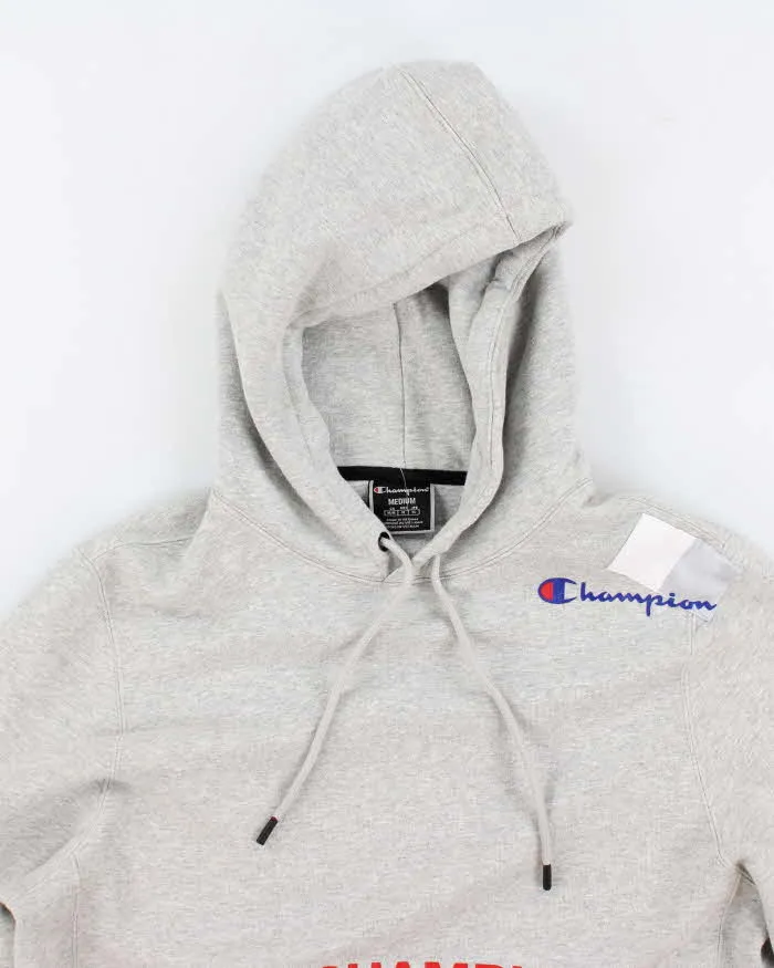 Mens Grey Champion Graphic Hoodie - M sold by Rokit product image thumbnail 3