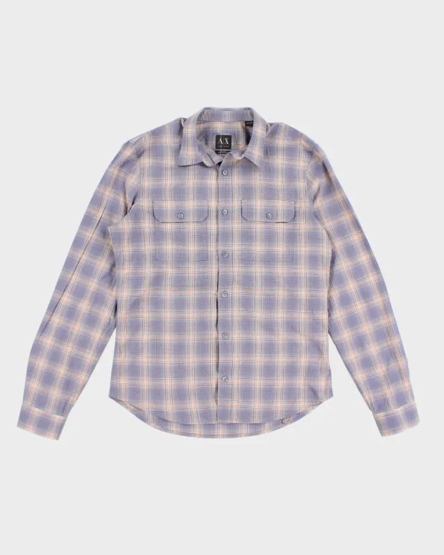 2000's Armani Exchange Button Up Check Shirt - S sold by Rokit