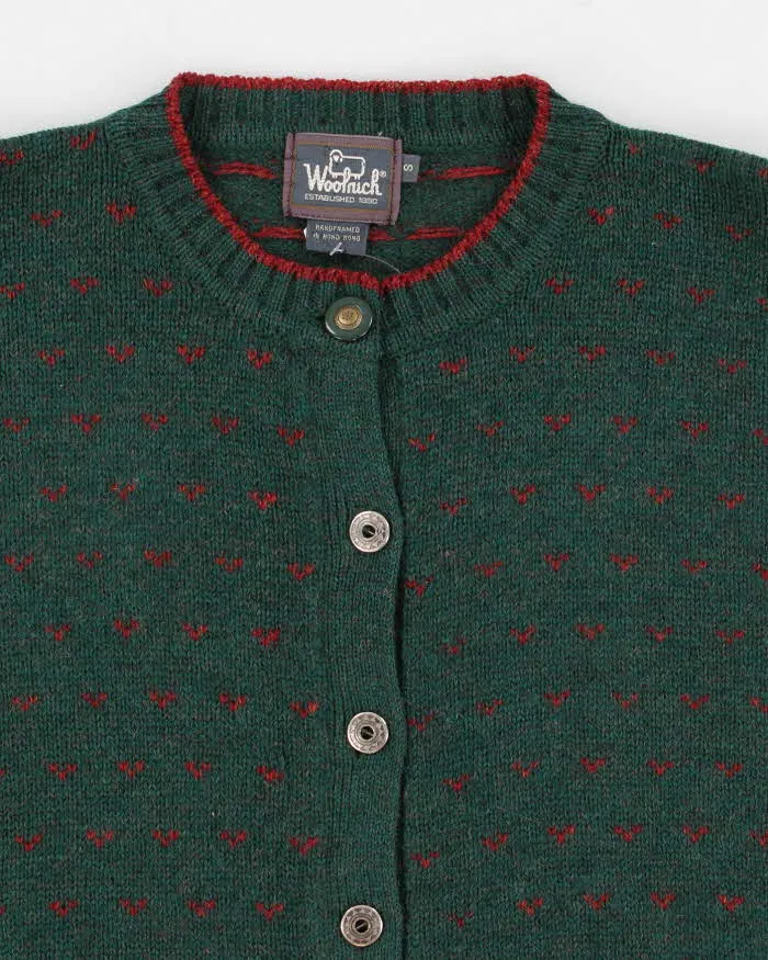 Vintage 80s Woolrich Heart Detailed Cardigan - S sold by Rokit product image thumbnail 3