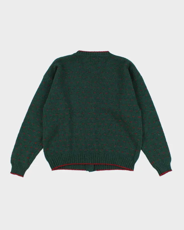 Vintage 80s Woolrich Heart Detailed Cardigan - S sold by Rokit product image thumbnail 2