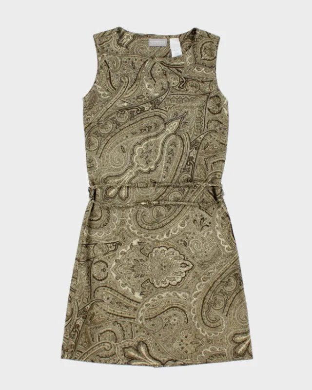 Y2k 00s Liz Claiborne Paisley Pattern Dress - S sold by Rokit