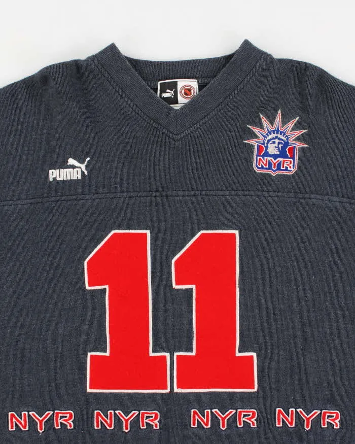 Men's Grey New York Rangers x NHL Puma Jersey Sweater - L sold by Rokit product image thumbnail 3