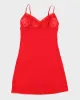 Y2k 00s Victoria's Secret Red Lace Slip Dress - L sold by Rokit
