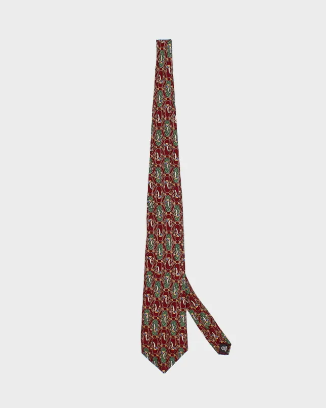 Vintage 90's Silk Christian Dior Tie made by Rokit