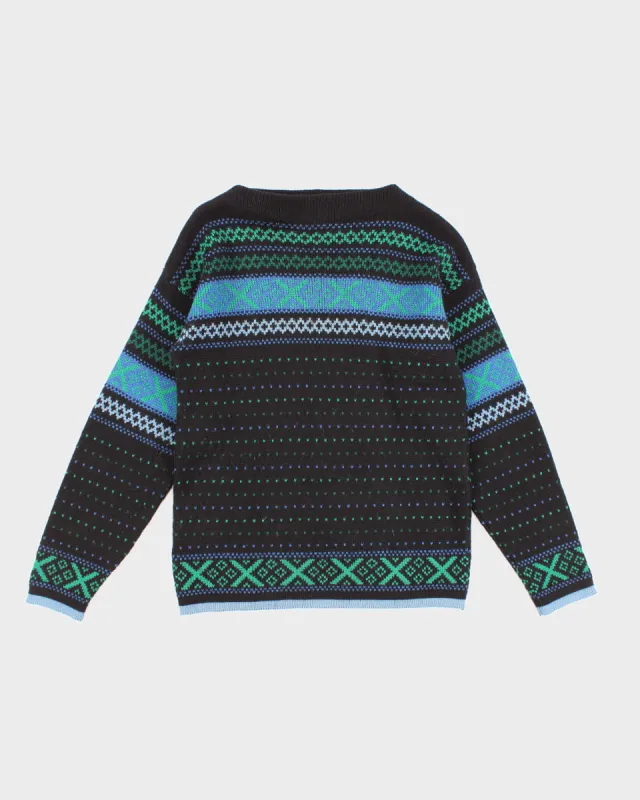 Vintage 90s Norvyk Chunky Wool Jumper - L sold by Rokit