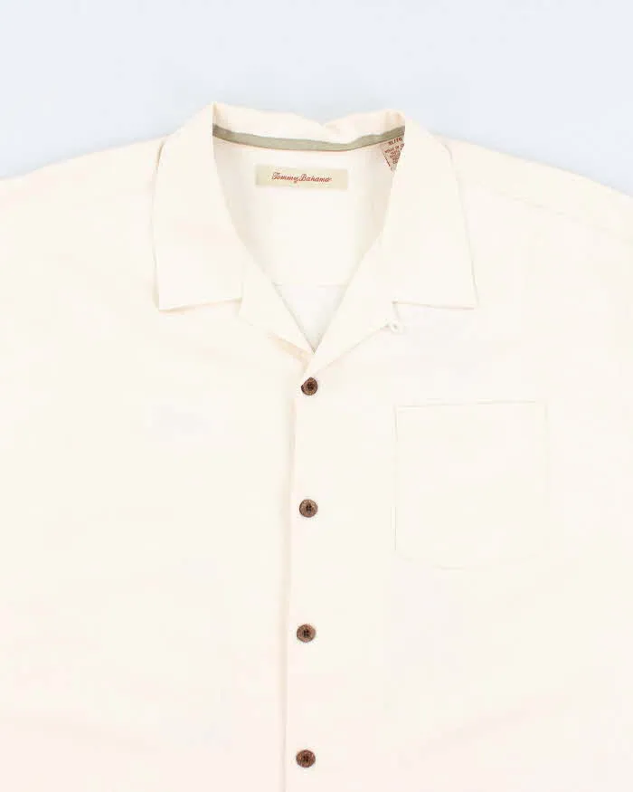 Vintage 90s Tommy Bahama Embroidered Hawaiian Silk Shirt - XL sold by Rokit product image thumbnail 3