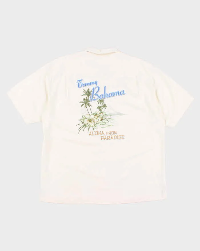 Vintage 90s Tommy Bahama Embroidered Hawaiian Silk Shirt - XL sold by Rokit product image thumbnail 2