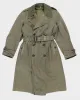 Vintage Men's Green Long padded Military Coat - S sold by Rokit
