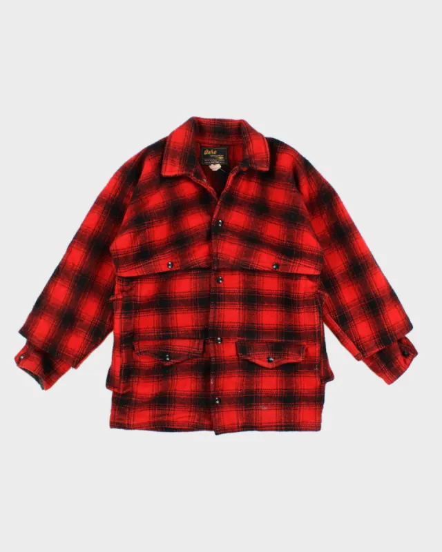 Vintage men's Red Mackinaw Wool Jacket - S sold by Rokit