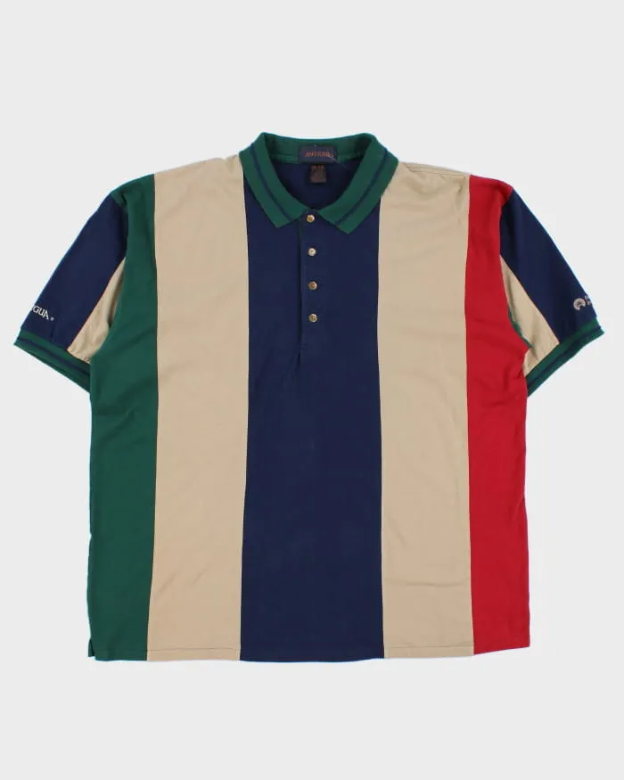 Vintage 90s/00s Antigua Colour Block Polo - XXL sold by Rokit