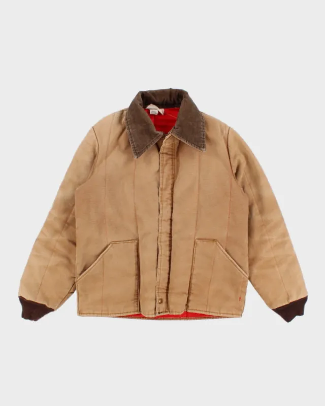 Mens 1990s Beige Canvas Hunting Jacket - M sold by Rokit