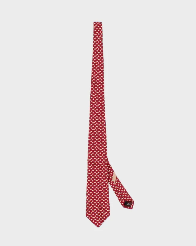 Vintage 90's Silk Salvatore Ferragamo Tie made by Salvatore Ferragamo