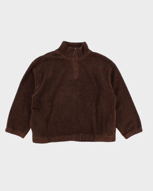 Vintage Winners Teddy Quarter Zip Fleece - XL sold by Rokit