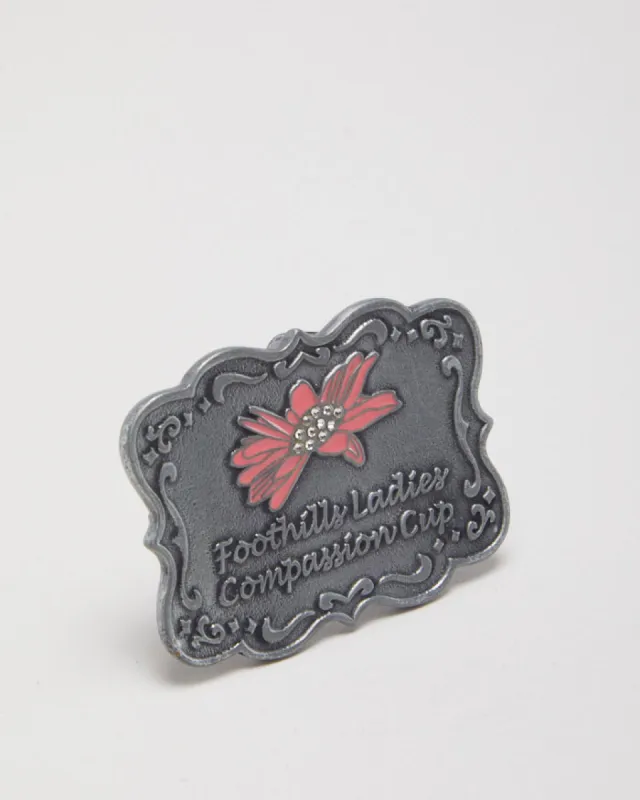 Y2k 00s Foothill Ladies Compassion Cup Belt Buckle made by Rokit