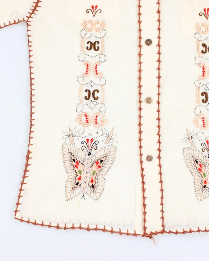 Women's Embroidered Shirt - S sold by Rokit product image thumbnail 4