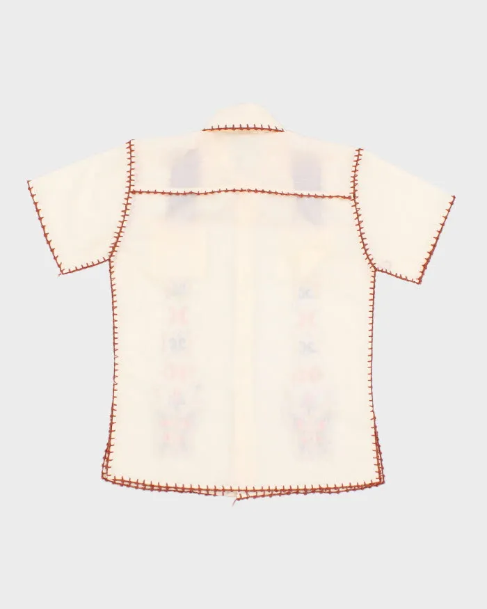 Women's Embroidered Shirt - S sold by Rokit product image thumbnail 2