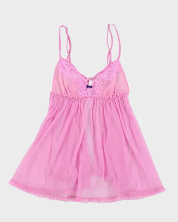 Y2k 00s Victoria's Secret Pink Cami - S sold by Rokit