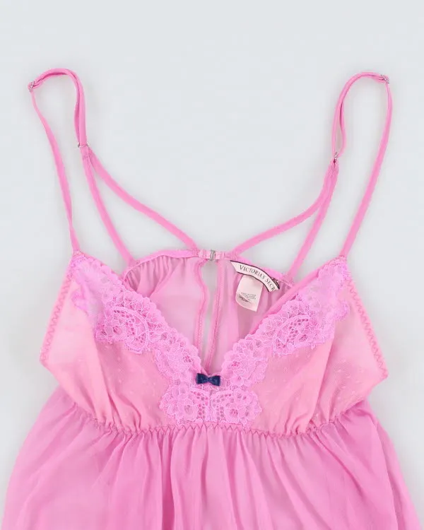 Y2k 00s Victoria's Secret Pink Cami - S sold by Rokit product image thumbnail 3