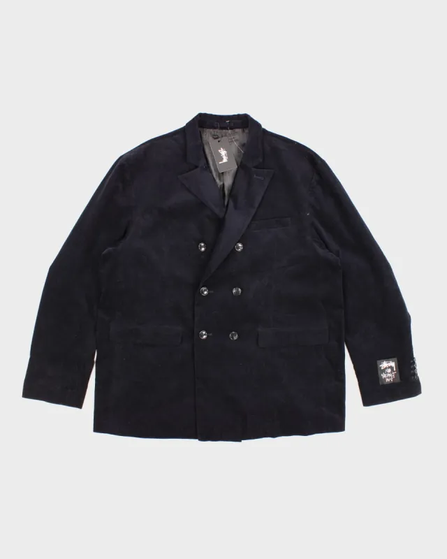 n*i様 Stussy No Vacancy Inn テーラードジャケット M Stussy x No Vacancy Inn Blue Corduroy Blazer - XL | Parallel