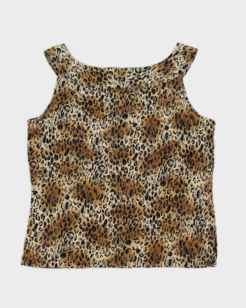 Calvin Klein Sleeveless Leopard Top - M sold by Rokit product image thumbnail 2