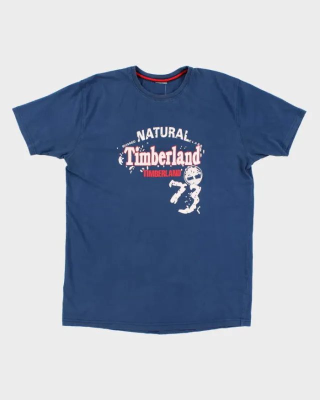 Timberland Blue T-Shirt - XL sold by Rokit