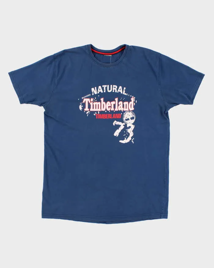 Timberland Blue T-Shirt - XL sold by Rokit