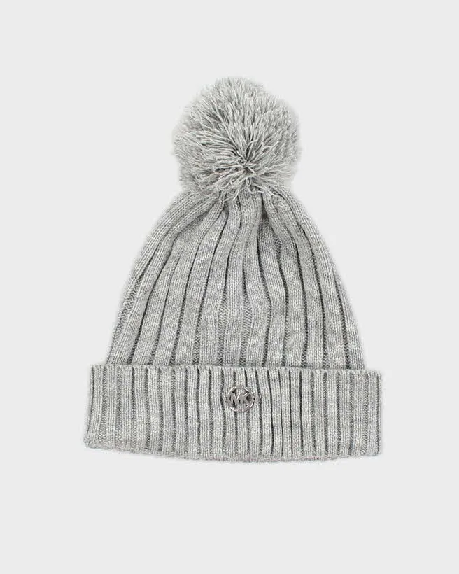 Unisex Grey Michael Kors Beanie - O/S sold by Rokit
