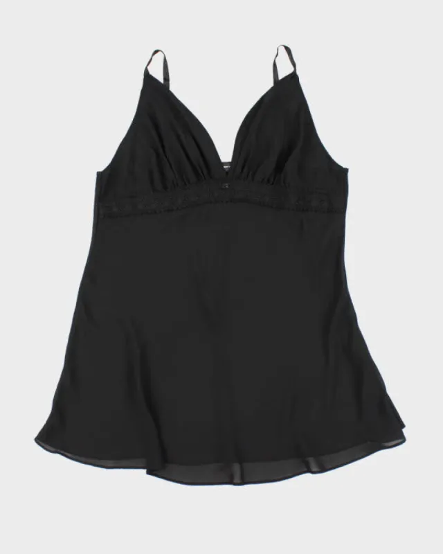 Vintage Jones New York Black Slip Dress - XL sold by Rokit