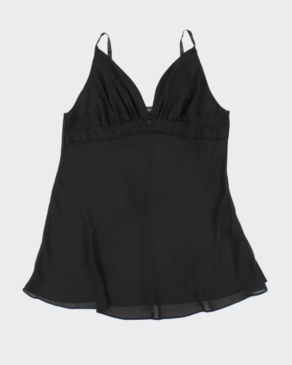 Vintage Jones New York Black Slip Dress - XL sold by Rokit