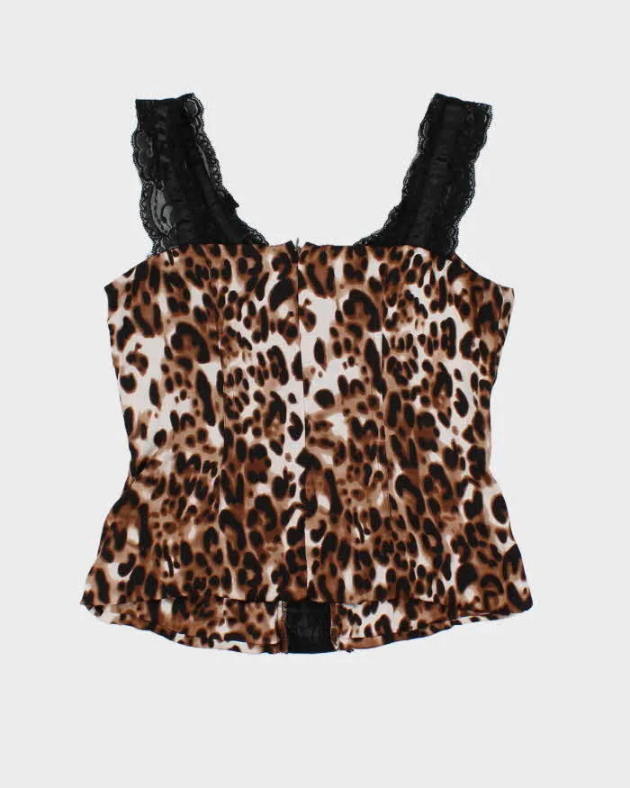 Vintage Y2k 00s Venus Silk Leopard Print Cami - S sold by Rokit product image thumbnail 2