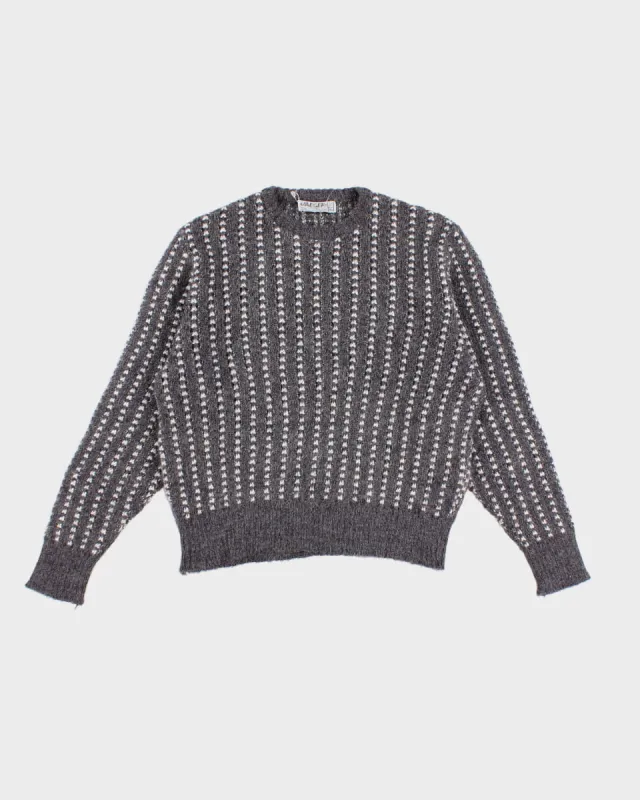 Vintage 80s Mohair Blend Jumper - L sold by Rokit
