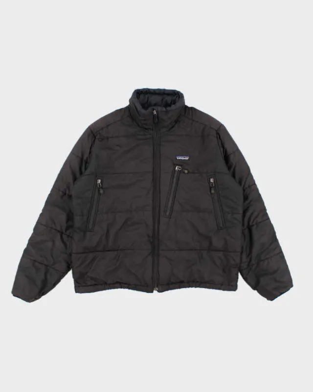 Men's Black Patagonia Zip Up Puffer Jacket - L sold by Rokit