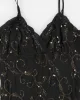 Vintage Woman's Black Sequin Embellished Dress - M sold by Rokit