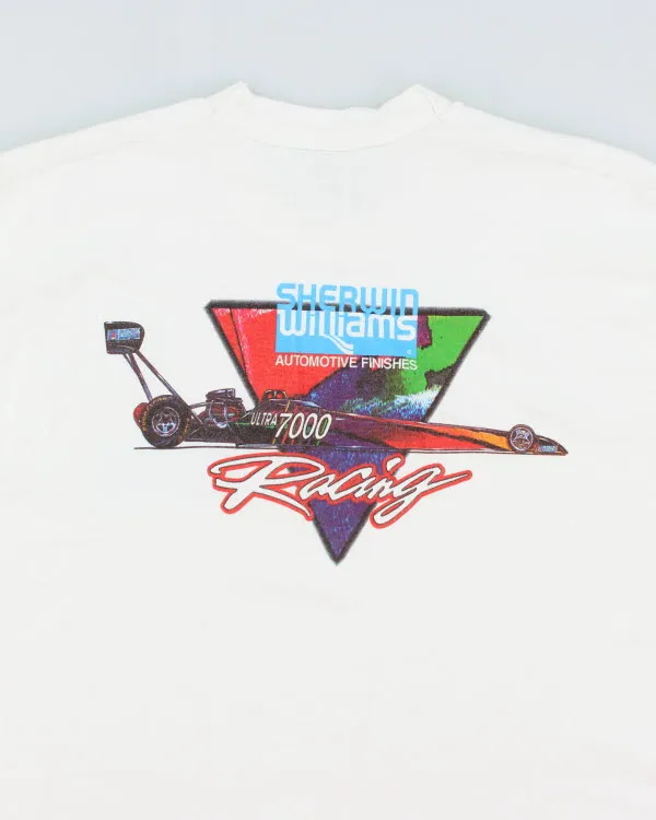 Vintage 90's Single Stitch Racing Car T-Shirt - L sold by Rokit product image thumbnail 4