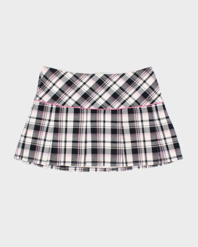 Y2K 00s DKNY Plaid Miniskirt - S sold by Rokit
