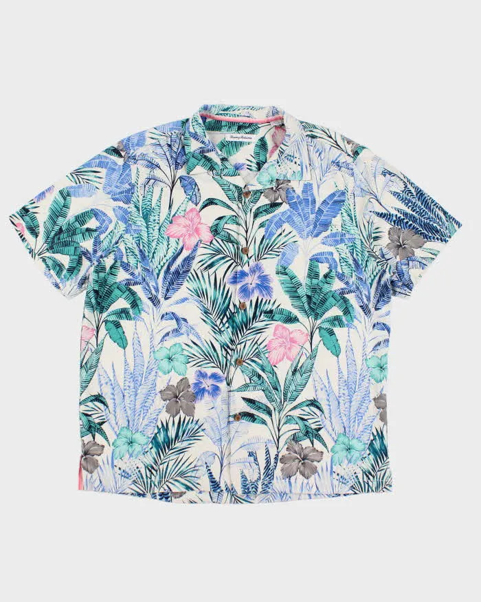 Tommy Bahama Hawaiian Silk Shirt - L sold by Rokit