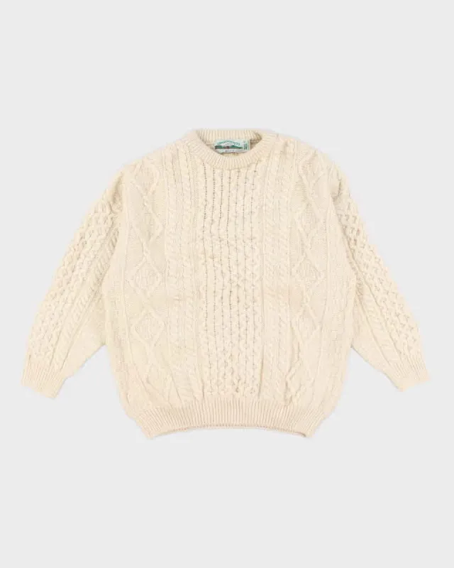 Vintage 90s Men's Aran Crafts Sweater - XL sold by Rokit
