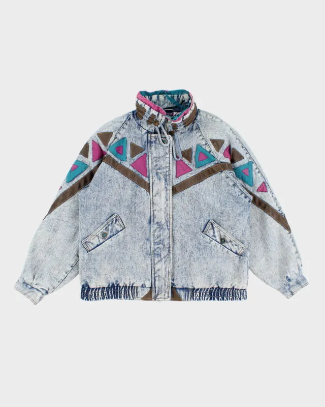Vintage 90s Current Seen Denim Jacket - M sold by Rokit