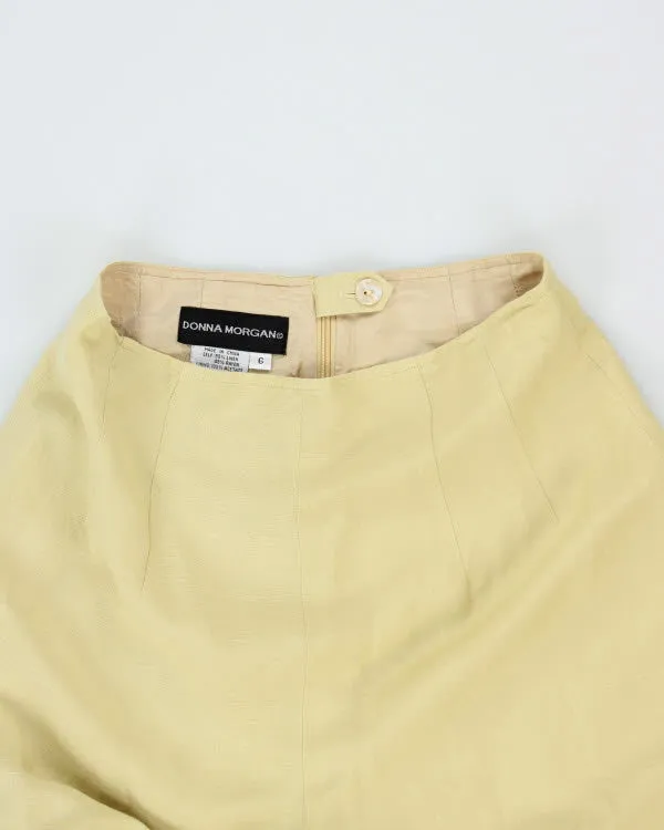 Vintage 90s Donna Morgan Linen Blend Trousers - W26 L28 sold by Rokit product image thumbnail 3