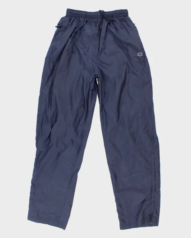 Womens Blue Champion Lined Tracksuit Trousers - M sold by Rokit
