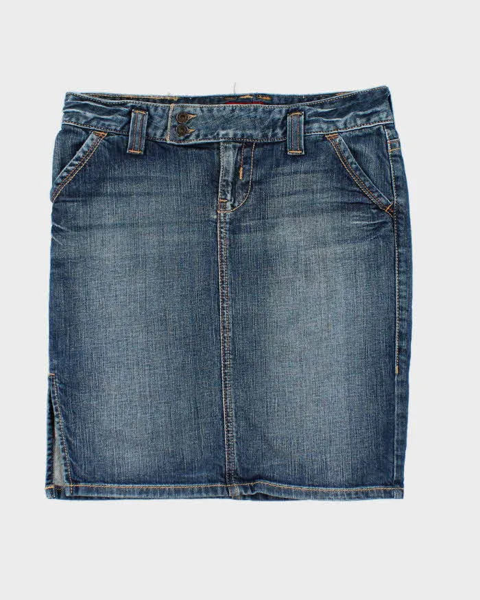 Y2k 00s Guess Denim Skirt - W32 sold by Rokit