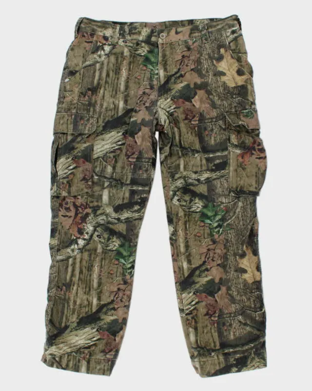Y2k 00s Red Head Real Tree Camouflage Fleece Lined Trousers sold by Rokit