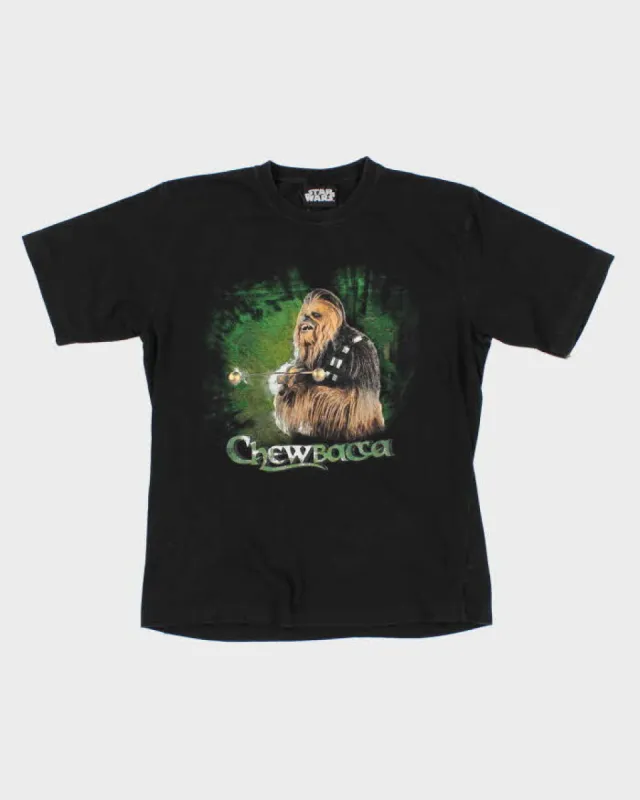 Womens Black Star Wars Graphic T-Shirt - L sold by Rokit